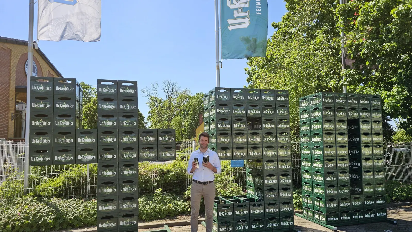 Ur-Krostitzer Geschäftsführer Sven-Matti Kamann freut sich auf den 490. Geburtstag der Brauerei. (Foto: Ur-Krostitzer)