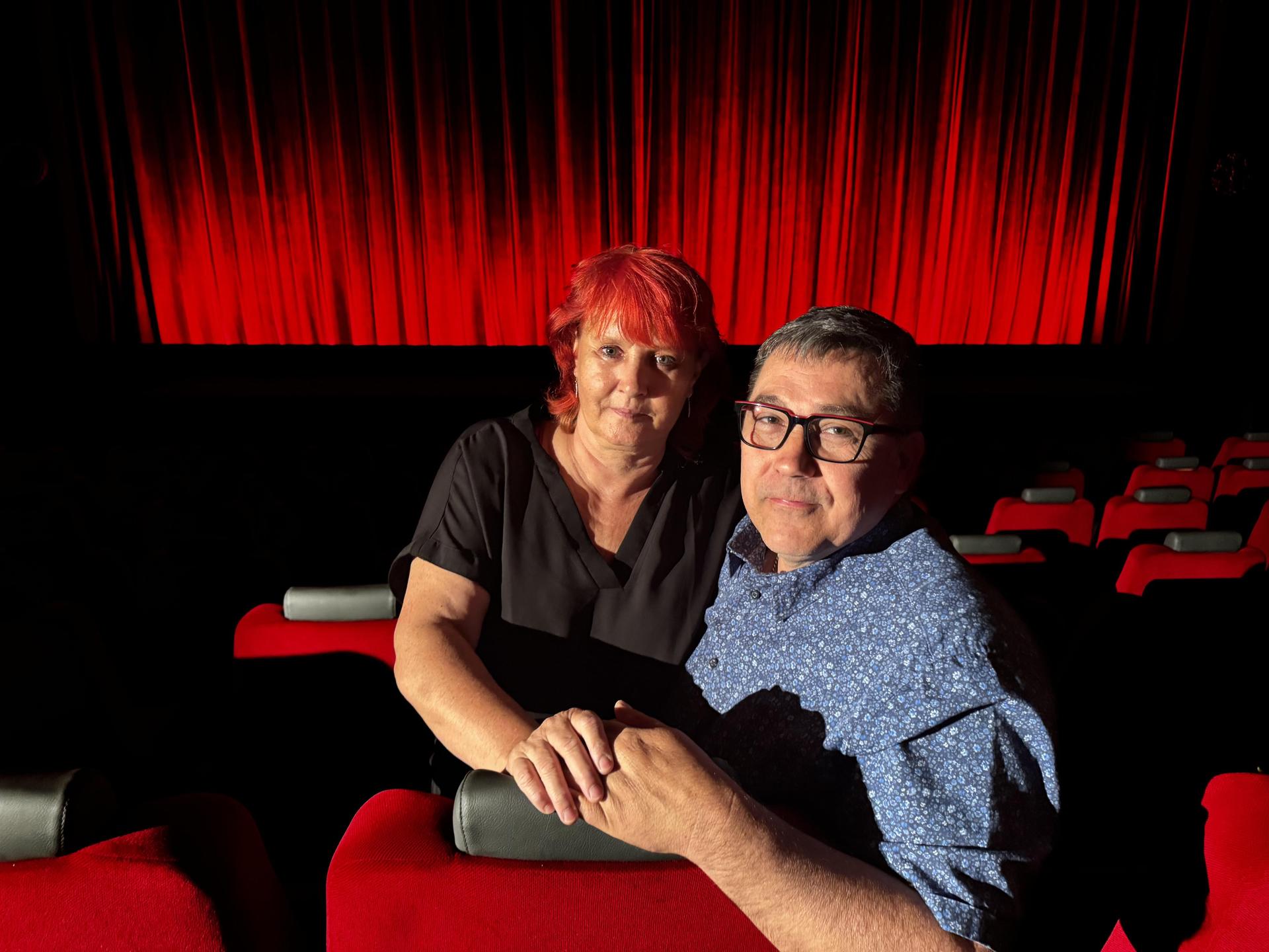 Jacqueline und Daniel Grahl - die Inhaber des Kinos Taucha (Foto: Daniel Große)