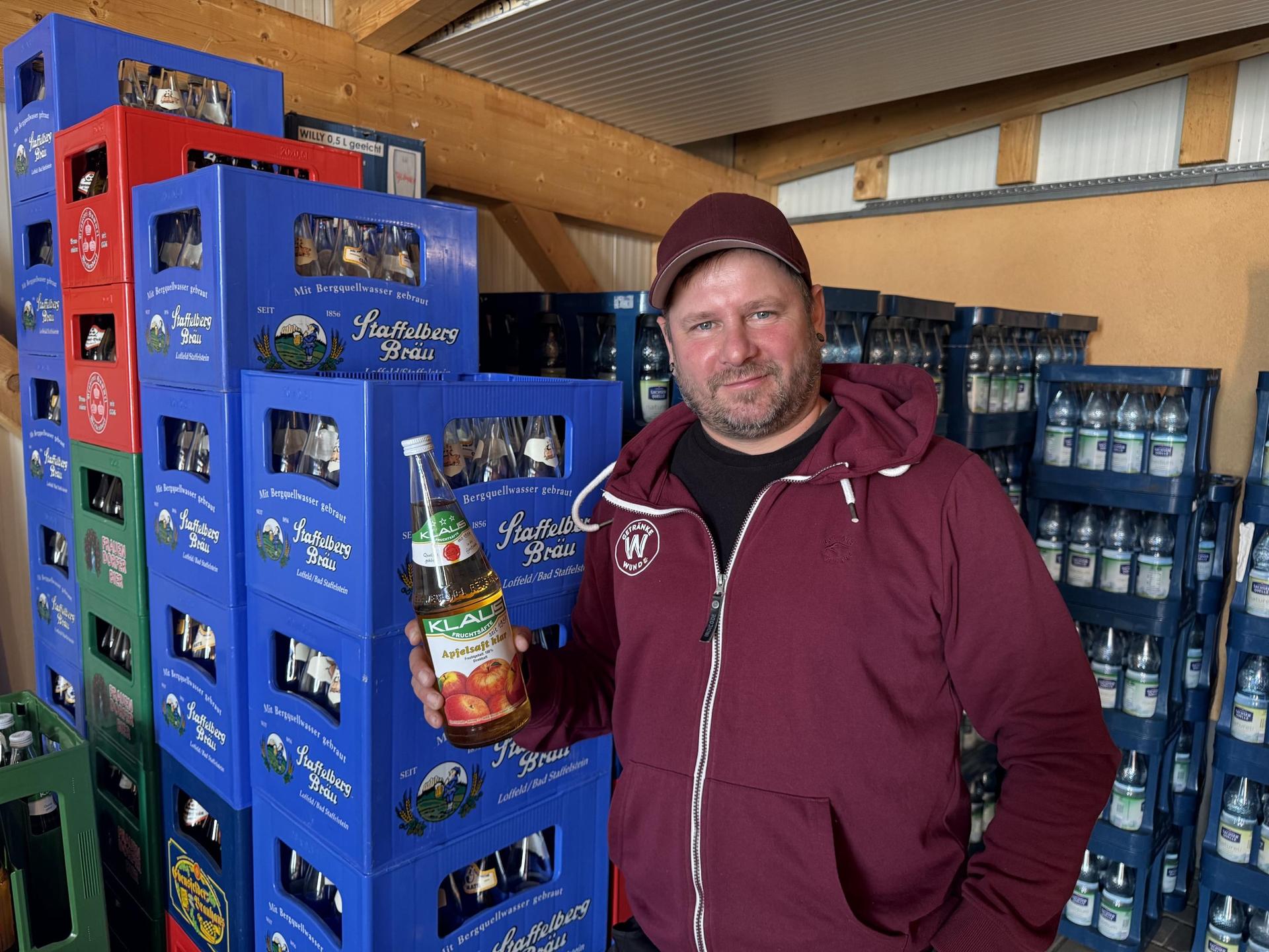 Er heilt jeden Durst: Frank Wunderlich alias Getränke Wunde. (Foto: anzeige)