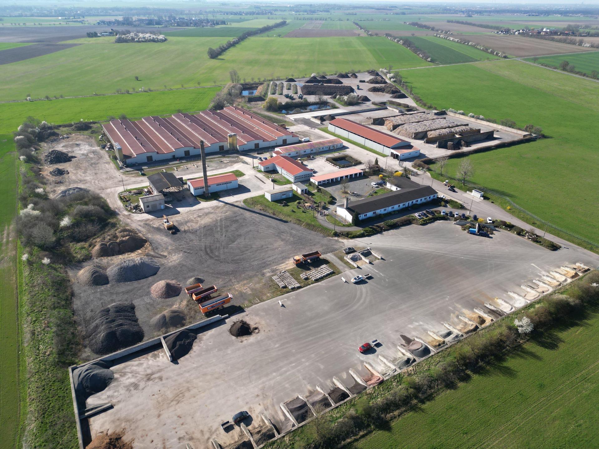 Die Grüne Woche findet im Kompost- und Erdenwerk Liemehna statt (Foto: Firmengruppe Rösl)