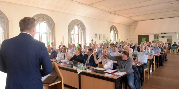 Abstimmung im Kreistag Nordsachsen (Foto: LRA)