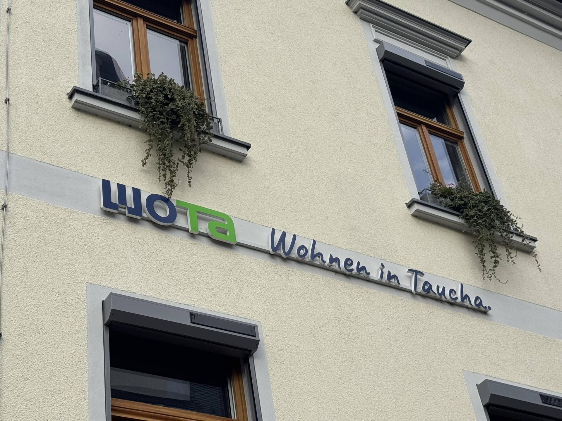 Der Geschäftssitz der WOTa am Kirchplatz in Taucha. (Foto: Daniel Große)