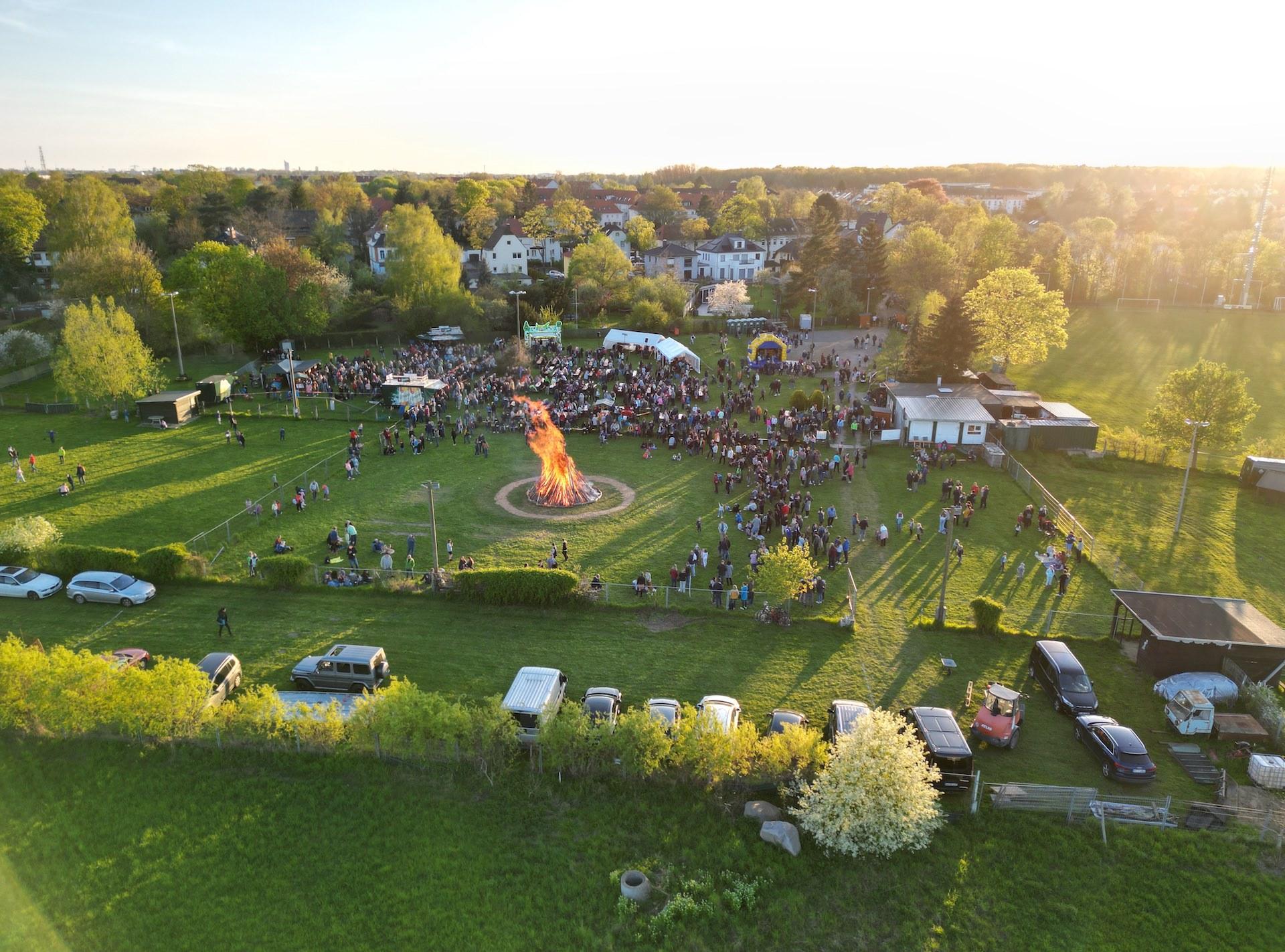 Das Hexenfeuer ist bewährt und beliebt. (Archivbild: Daniel Große)