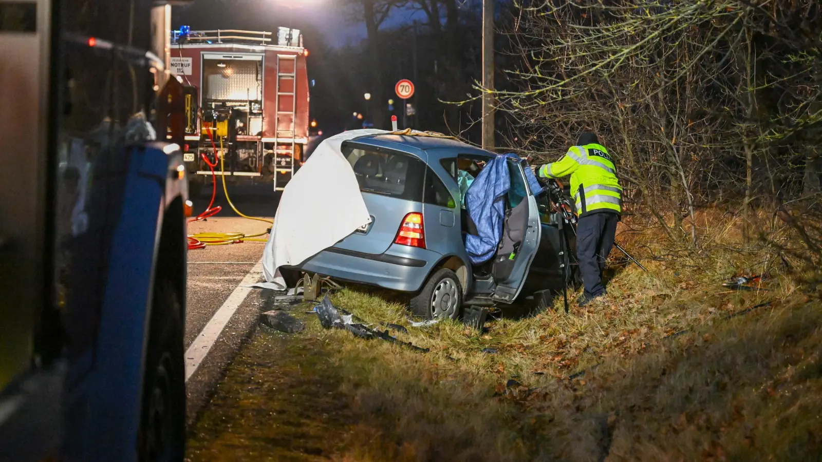 Die 64-jährige Fahrerin des Mercedes wurde tödlich verletzt. (Foto: EHL Media/Erik-Holm Langhof)