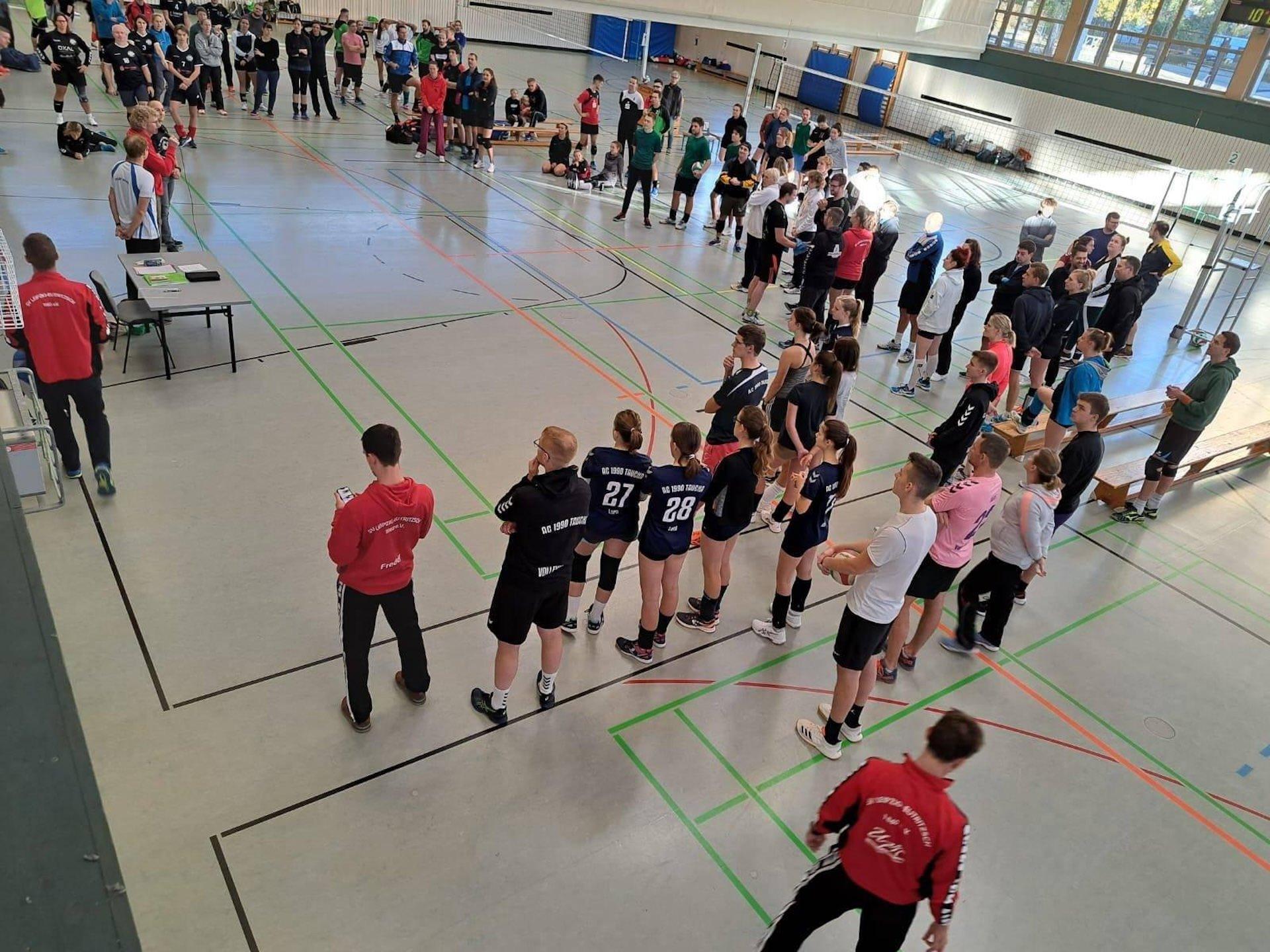Zum Spendenturnier kommen jedes Jahr viele Vereine, die gegeneinander im Volleyball antreten. (Foto: SV Leipzig-Eutritzsch)