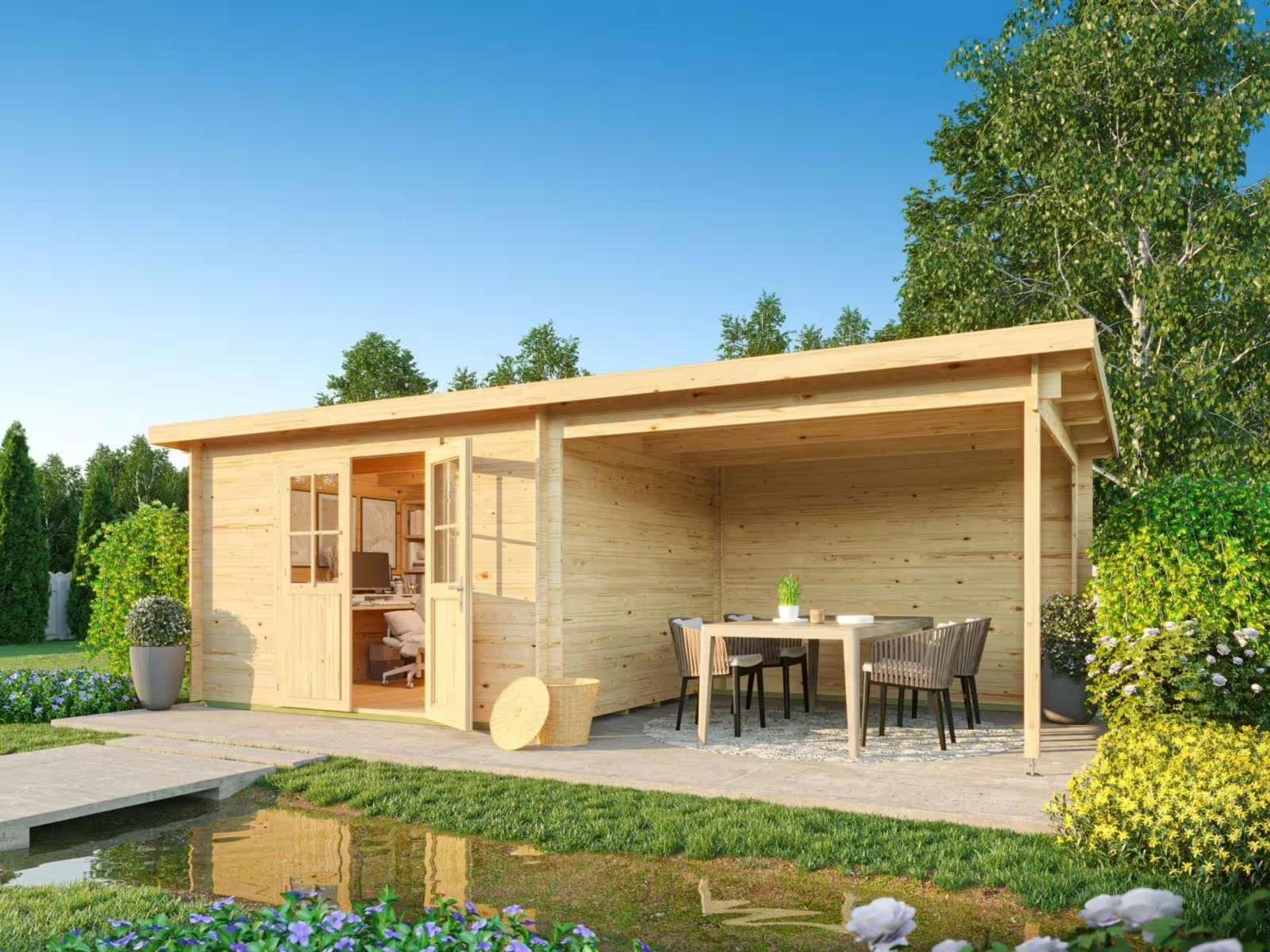 Gartenhäuser sind praktisch, schick und schaffen Platz. (Foto: gartenhausfabrik.de)