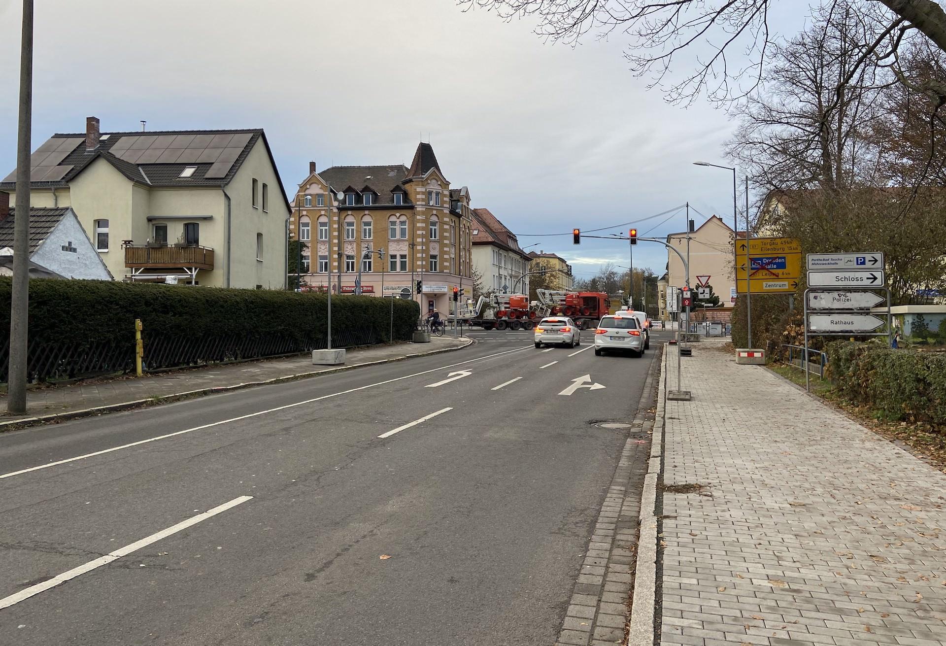 Bauarbeiten: Kleines Stück der Sommerfelder Straße ab Mittwoch gesperrt (Foto: taucha-kompakt.de)