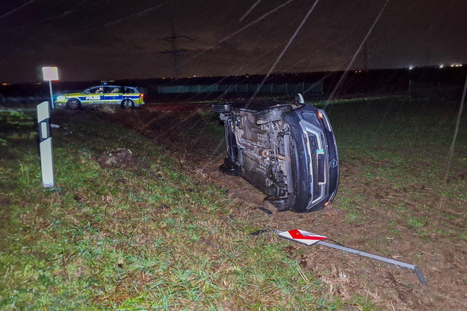 Unfallort: B183a zwischen Storkwitz und Brehna (Foto: EHL Media/Lucas Libke)