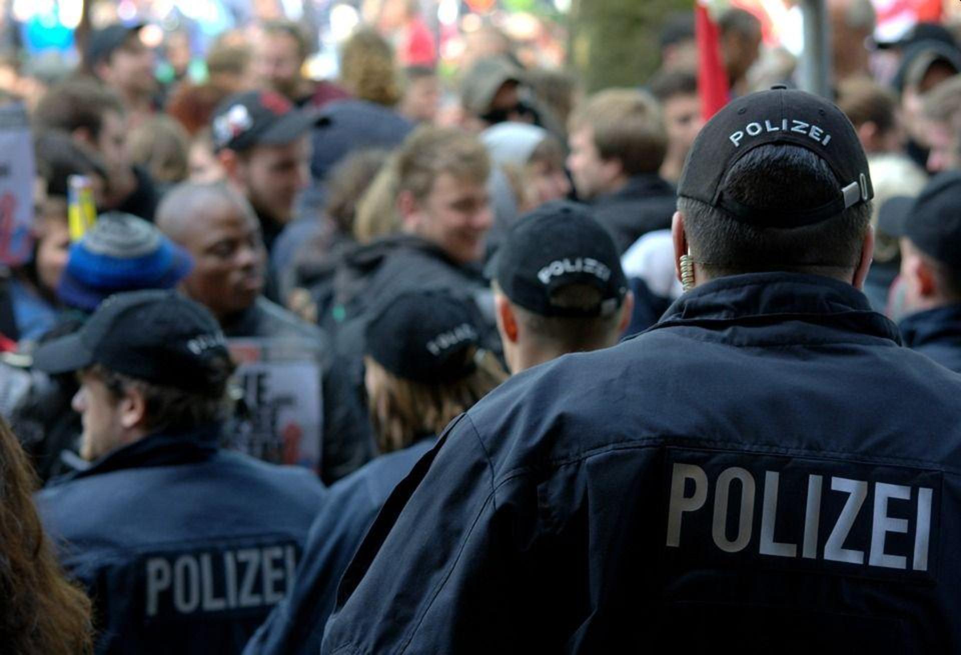 Absicherung von öffentlichen Sitzungen (Foto: nordsachsen24.de)