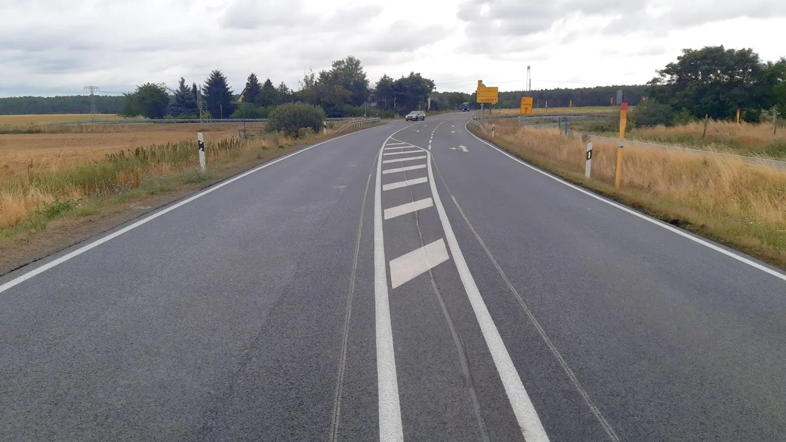 Update: B 183 bei Graditz wieder frei (Foto: nordsachsen24.de)