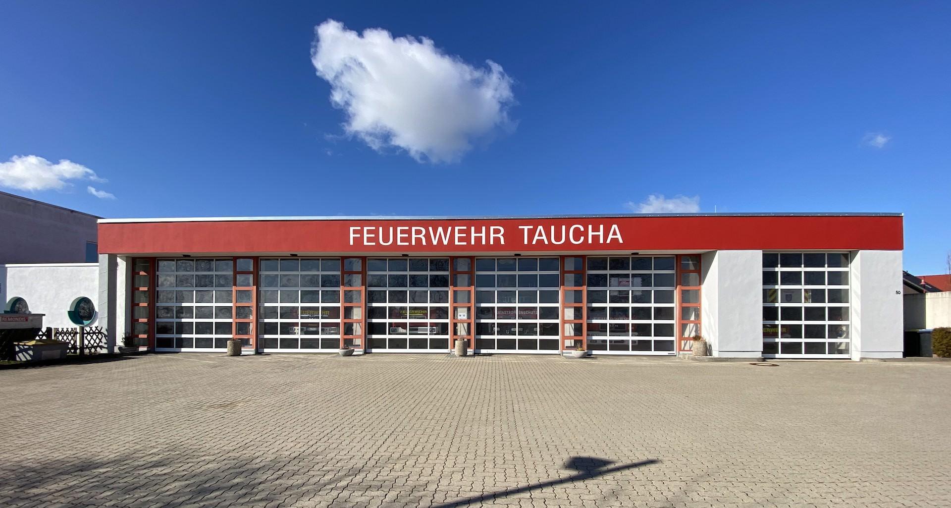 Das Gerätehaus der Freiwilligen Feuerwehr Taucha. (Archivbild: Daniel Große)