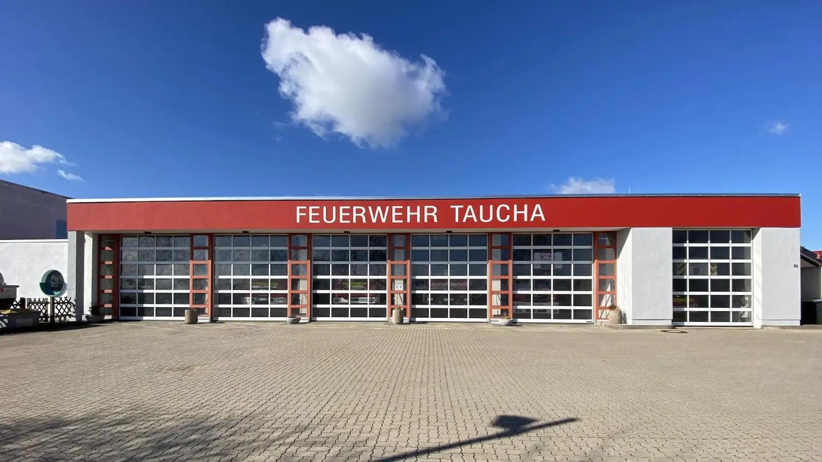 Das Gerätehaus der Freiwilligen Feuerwehr Taucha. (Archivbild: Daniel Große)
