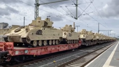 Darum rollten US-Panzer auf dem Zug durch Taucha (Foto: taucha-kompakt.de)