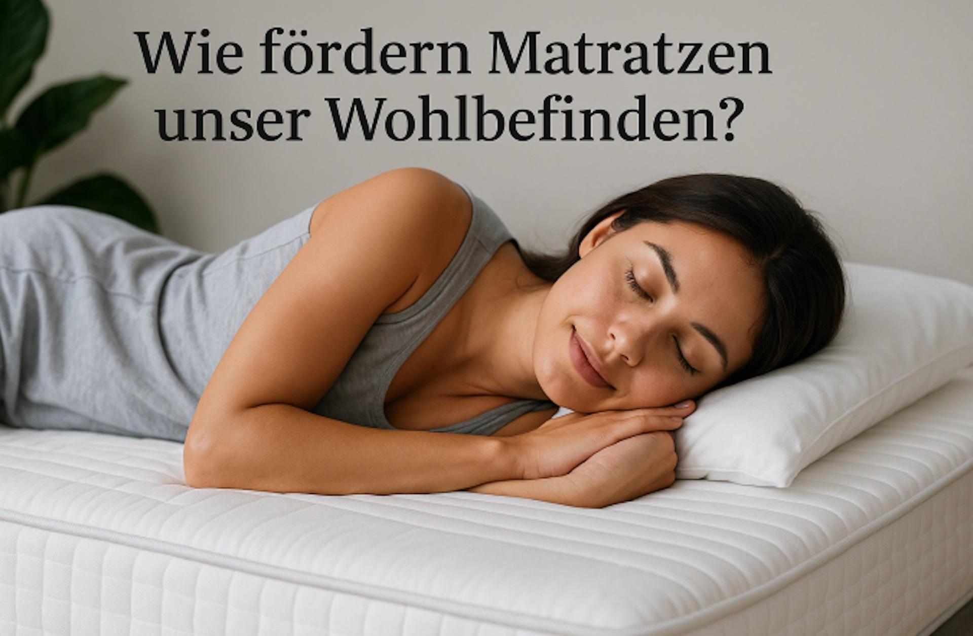 Die richtige Matratze entscheidet nicht nur über die Schlafqualität, sondern auch über das allgemeine Wohlbefinden. (Foto: KI-generiert)