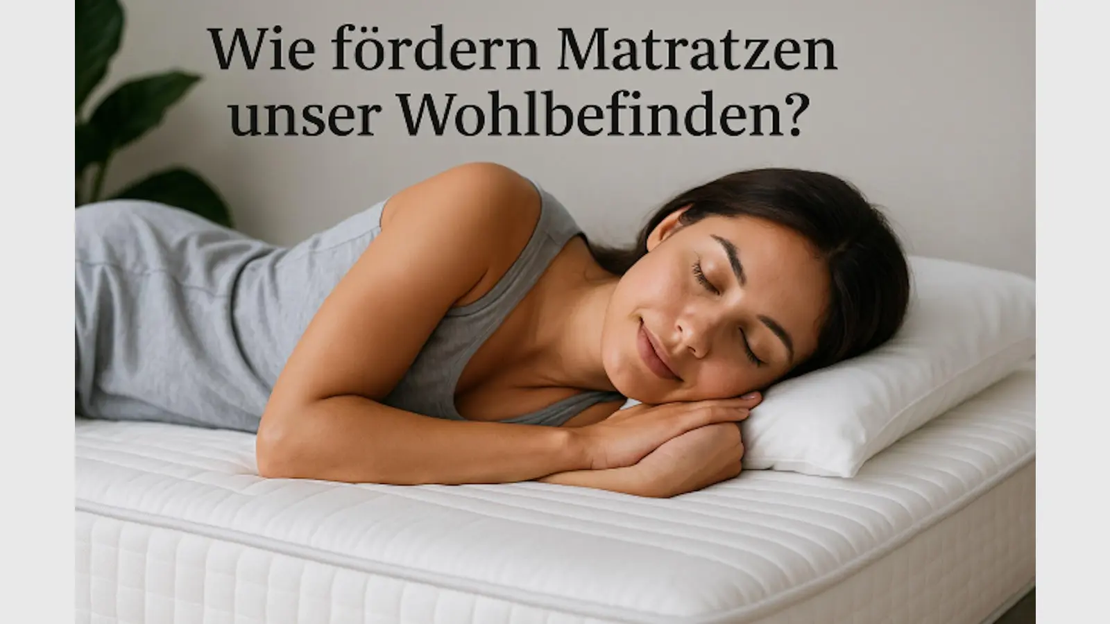 Die richtige Matratze entscheidet nicht nur über die Schlafqualität, sondern auch über das allgemeine Wohlbefinden. (Foto: KI-generiert)