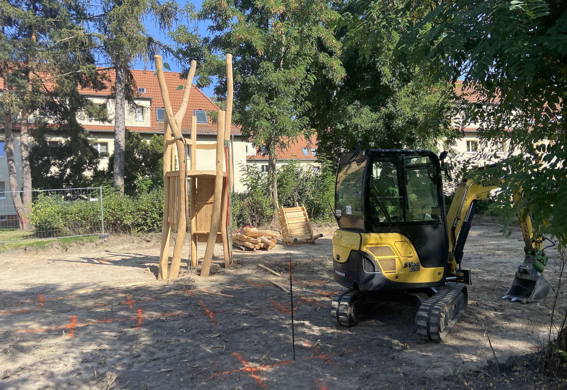 Zwicksche Siedlung: WOTa baut neuen Spielplatz (Foto: taucha-kompakt.de)
