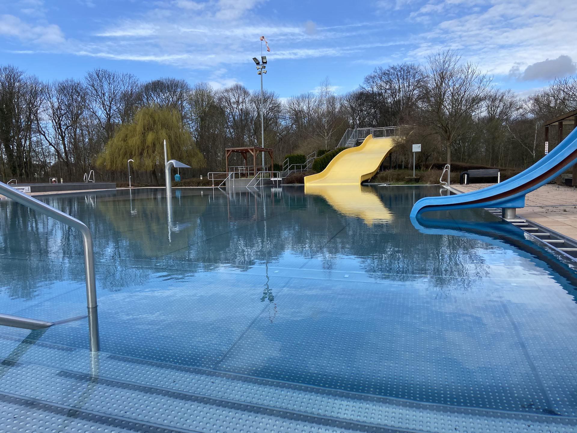 Parthebad Taucha: Die Saisonvorbereitungen laufen, Eröffnung am 14. Mai (Foto: taucha-kompakt.de)