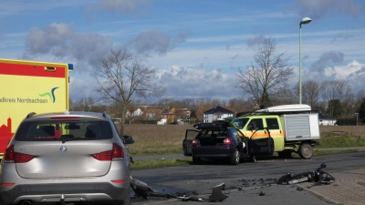 Zwei Schwerverletzte bei Unfall in Bad Düben (Foto: nordsachsen24.de)