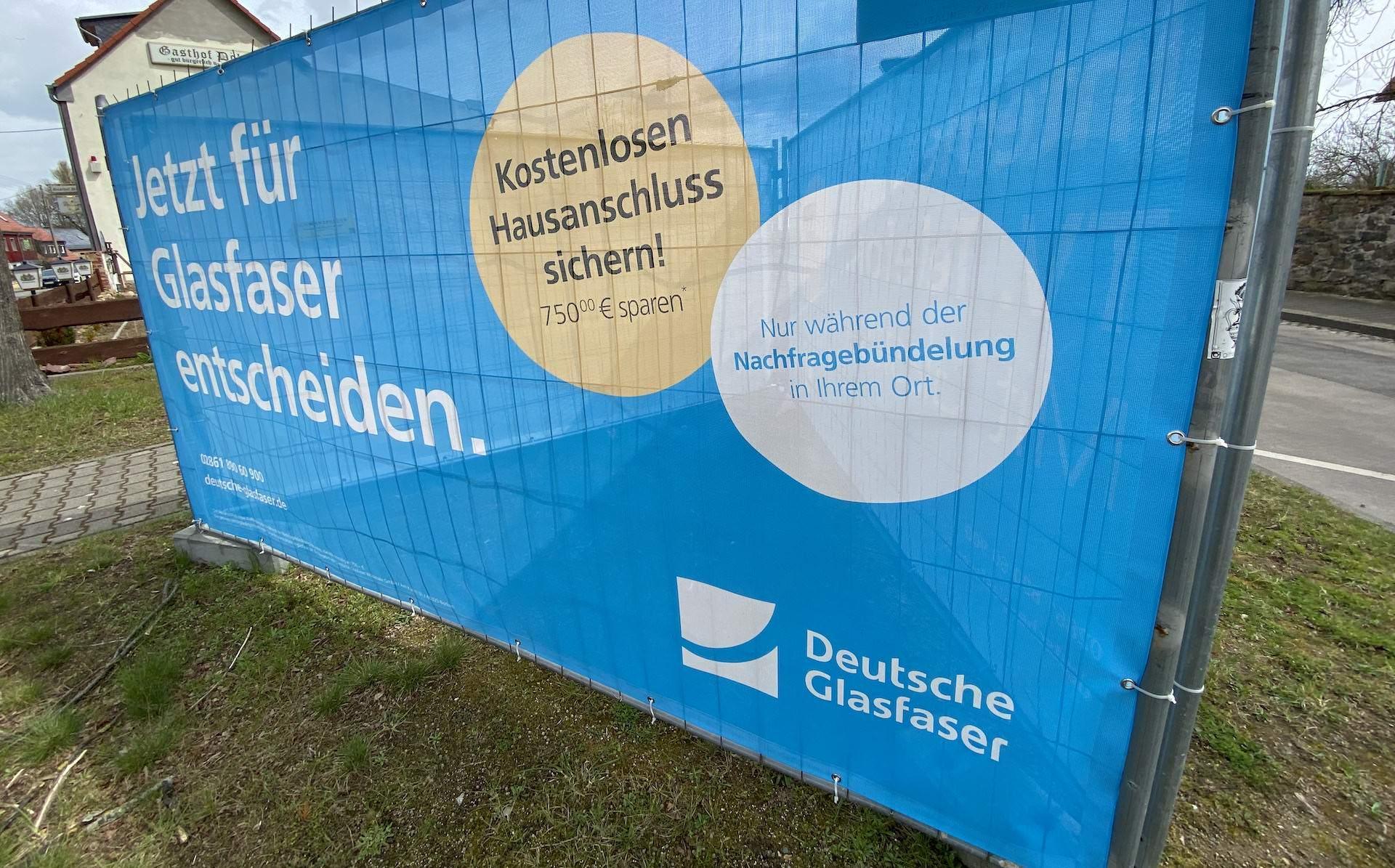 Deutsche Glasfaser kam 2021 erstmals nach Taucha. (Archivbild: Daniel Große)