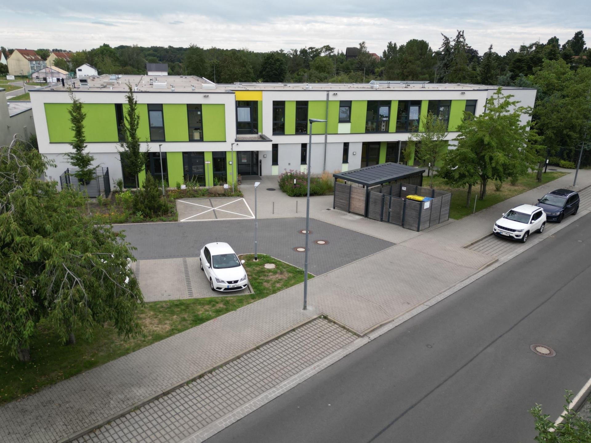 Die Kita Kükennest an der Eilenburger Straße, die aktuell noch vom DRK betrieben wird, soll künftig Kita Spatzennest heißen und von der Volkssolidarität geführt werden. (Foto: Daniel Große)