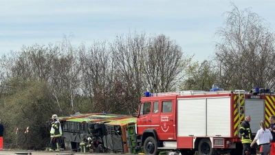 Unfall mit einem Flixbus (Foto: Daniel Große)
