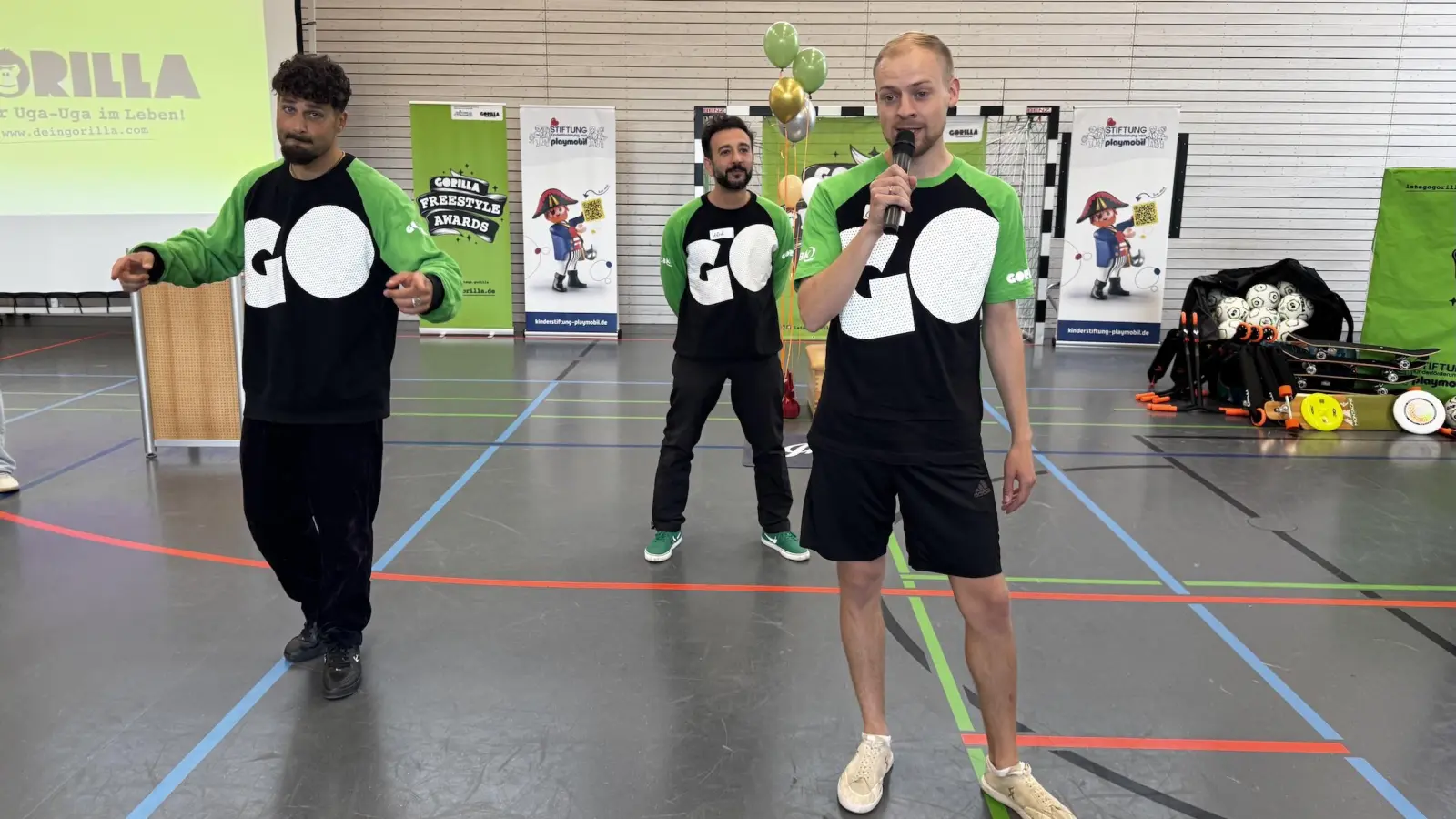 Navid Mengis, Mehrdat Graf Mördi und Chris Bennet Bröker (von links). (Foto: Daniel Große)