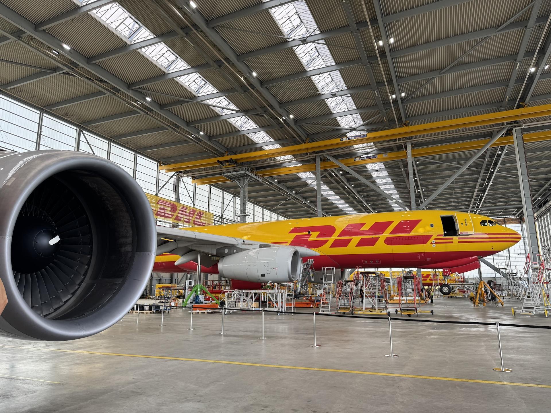 DHL-Flugzeuge im Hangar des European Air Terminal (Drehkreuz Leipzig). (Foto: Daniel Große)