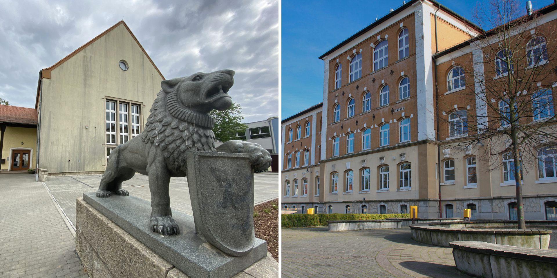Oberschule (links) und Gymnasium Taucha laden Interessierte zum Tag der offenen Tür. (Archivbild: Taucha kompakt)