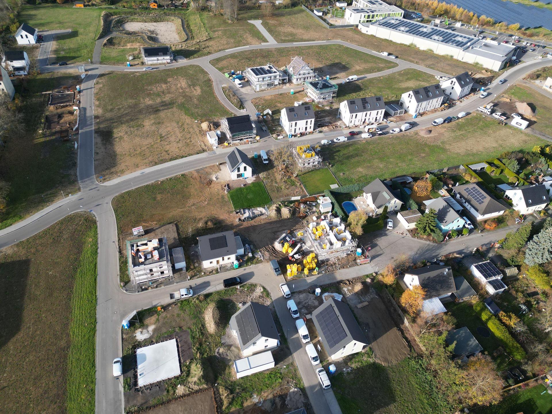 In der Gartenstadt wird fleißig gebaut. Die Folgekostenrichtlinie gilt hier für die Investoren des Baugebietes allerdings noch nicht. (Foto: Daniel Große)