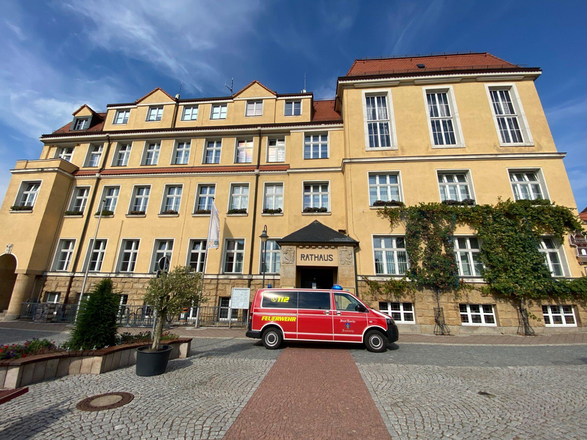Hat Tauchas Bürgermeister Tobias Meier den Feuerwehrmann Ray Lange erpresst? Ein Jurist aus Nordrhein-Westfalen sieht einen Anfangsverdacht gegeben. (Archivbild: Daniel Große)