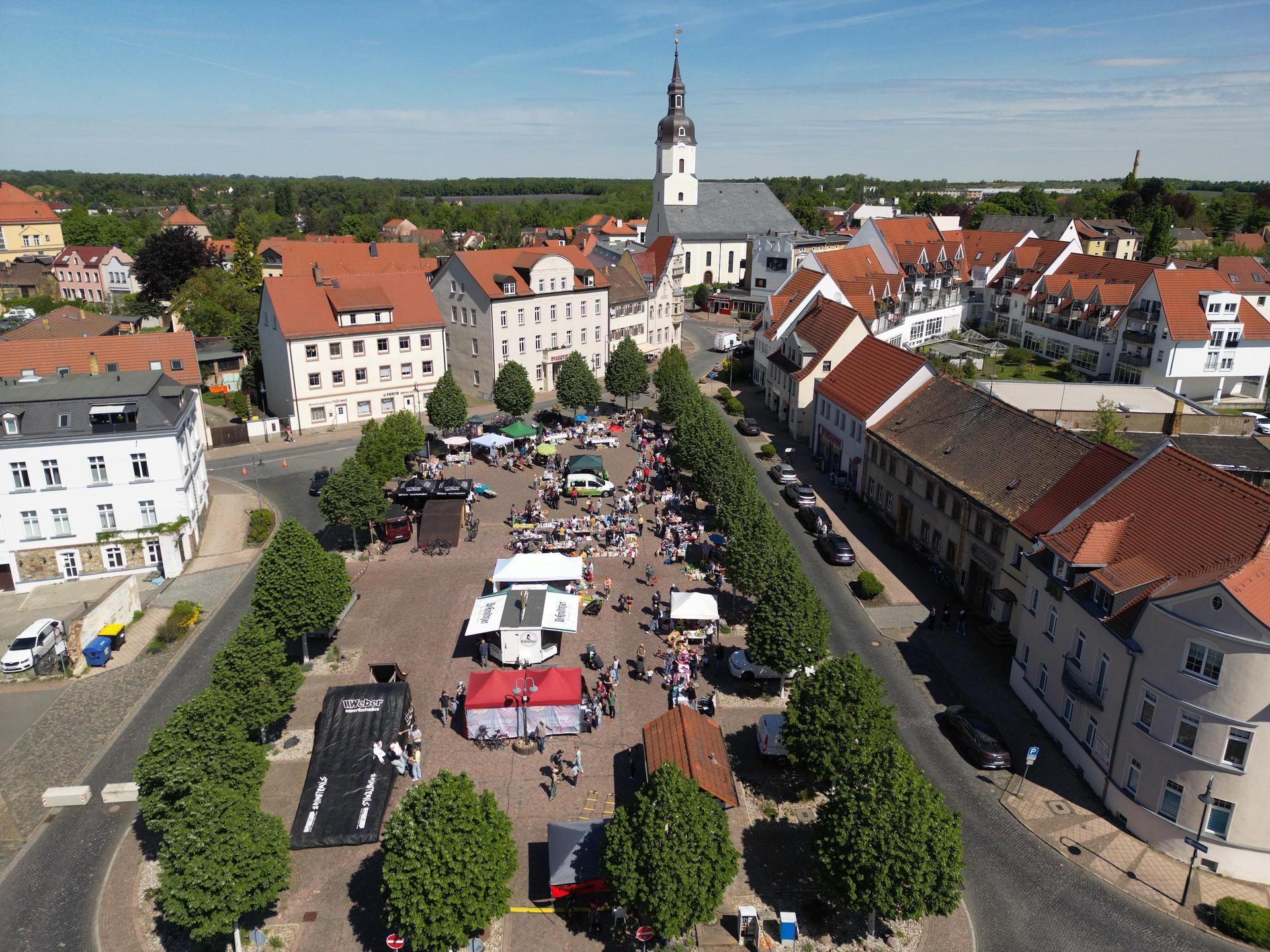 Bei der Auftaktveranstaltung im vergangenen Jahr war der Marktplatz gut gefüllt. (Foto: Daniel Große)