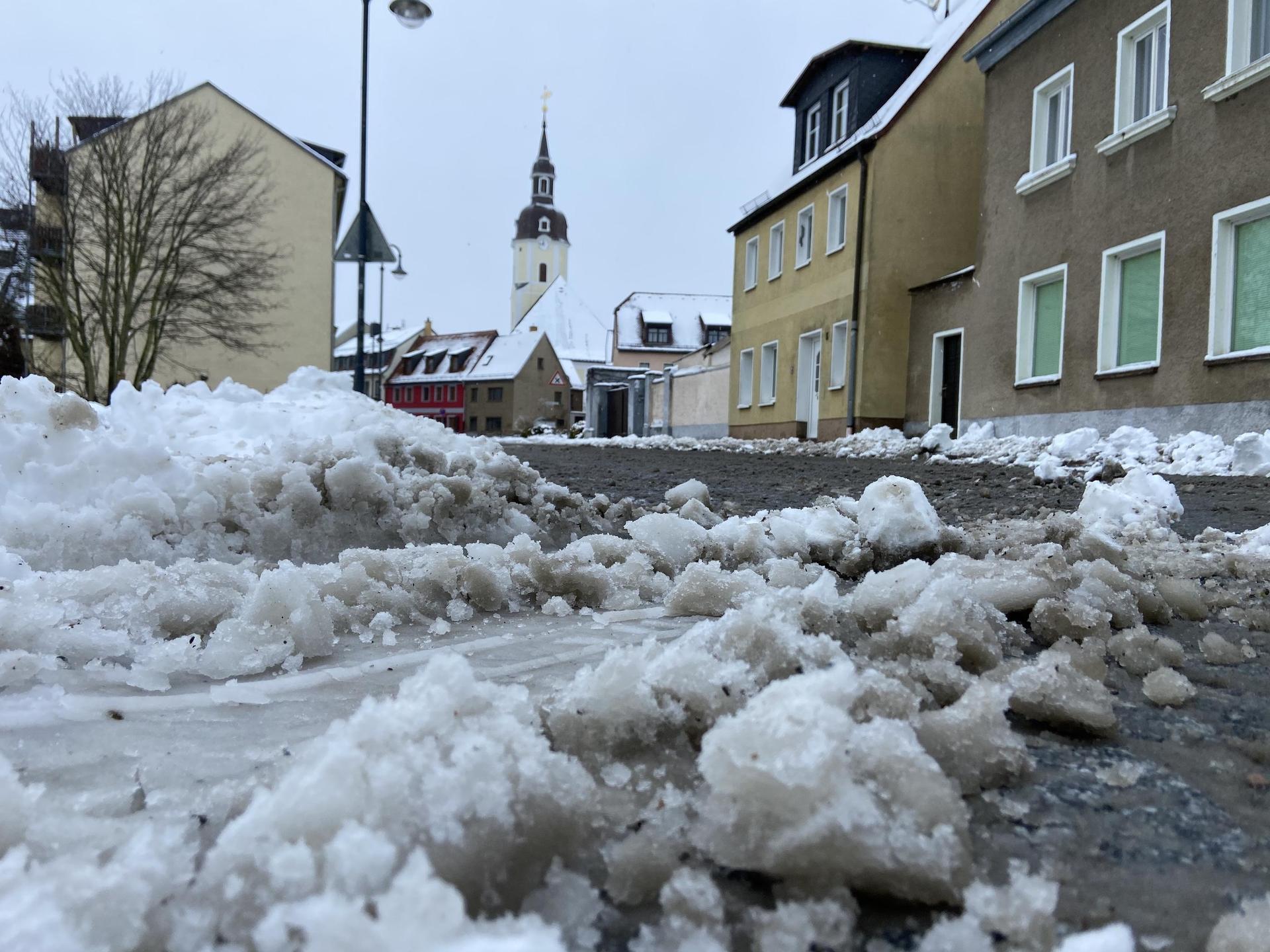Das Foto stammt aus dem Januar 2021. Für dieses Wochenende ist ähnliches Wetter vorausgesagt - vor allem soll es glatt werden. (Foto: Daniel Große)