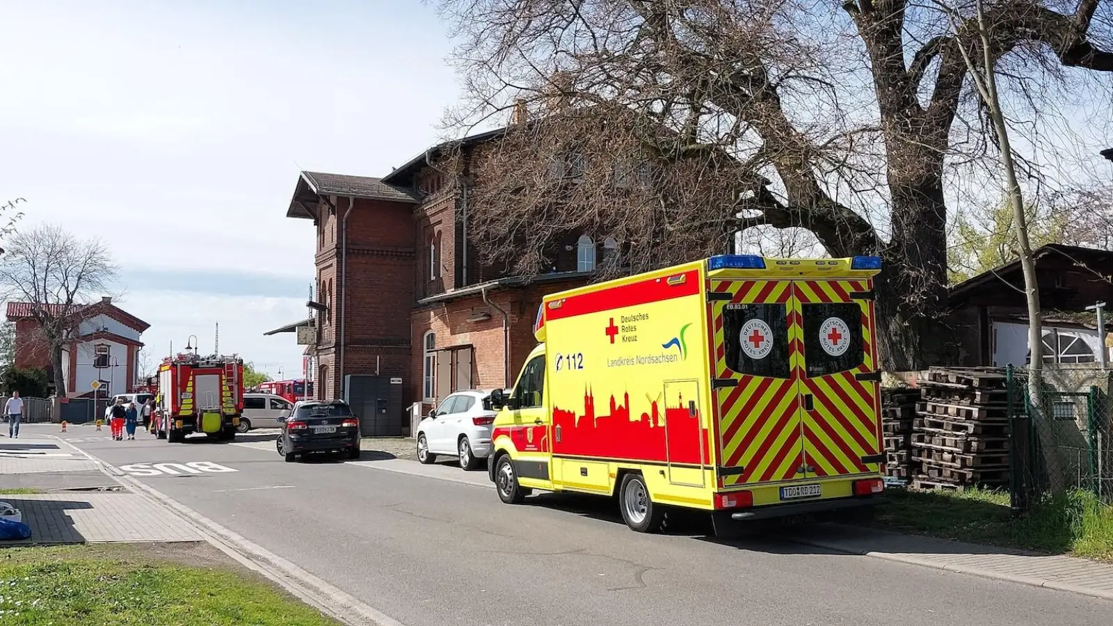 Ein Rettungswagen wurde vorsorglich gerufen. (Foto: privat)