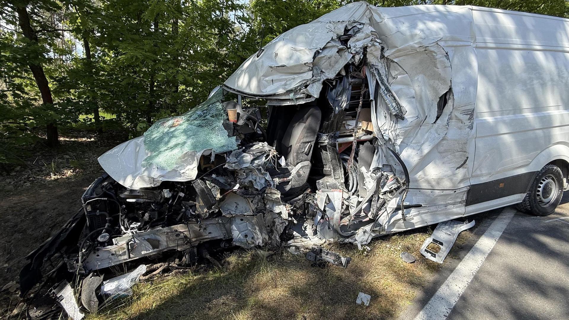 Schwerer Unfall in Doberschütz (Foto: privat)