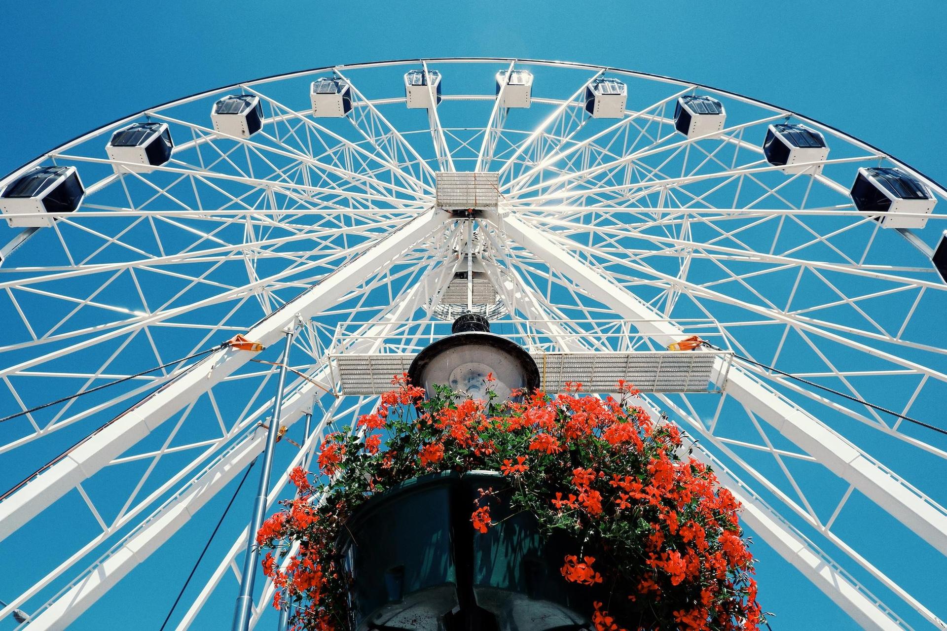 Fahrt mit dem Riesenrad: Zum Tauchscher 2024 ist das möglich. (Symbolbild: Zuzi Janek / scopio)