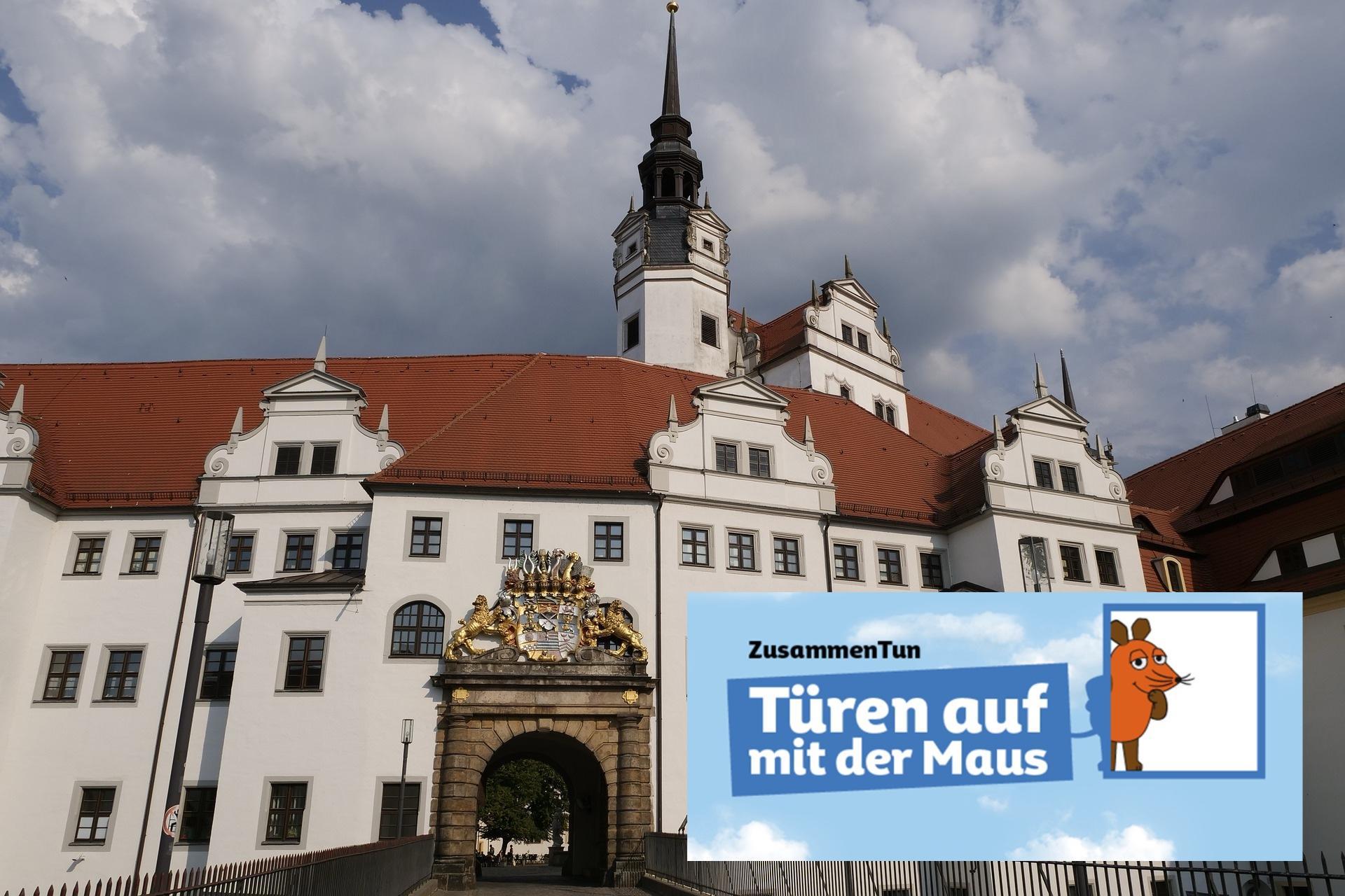 Türen auf mit der Maus - vielleicht ja auch im Schloss Hartenfels (Foto: Landkreis Nordsachsen / WDR)