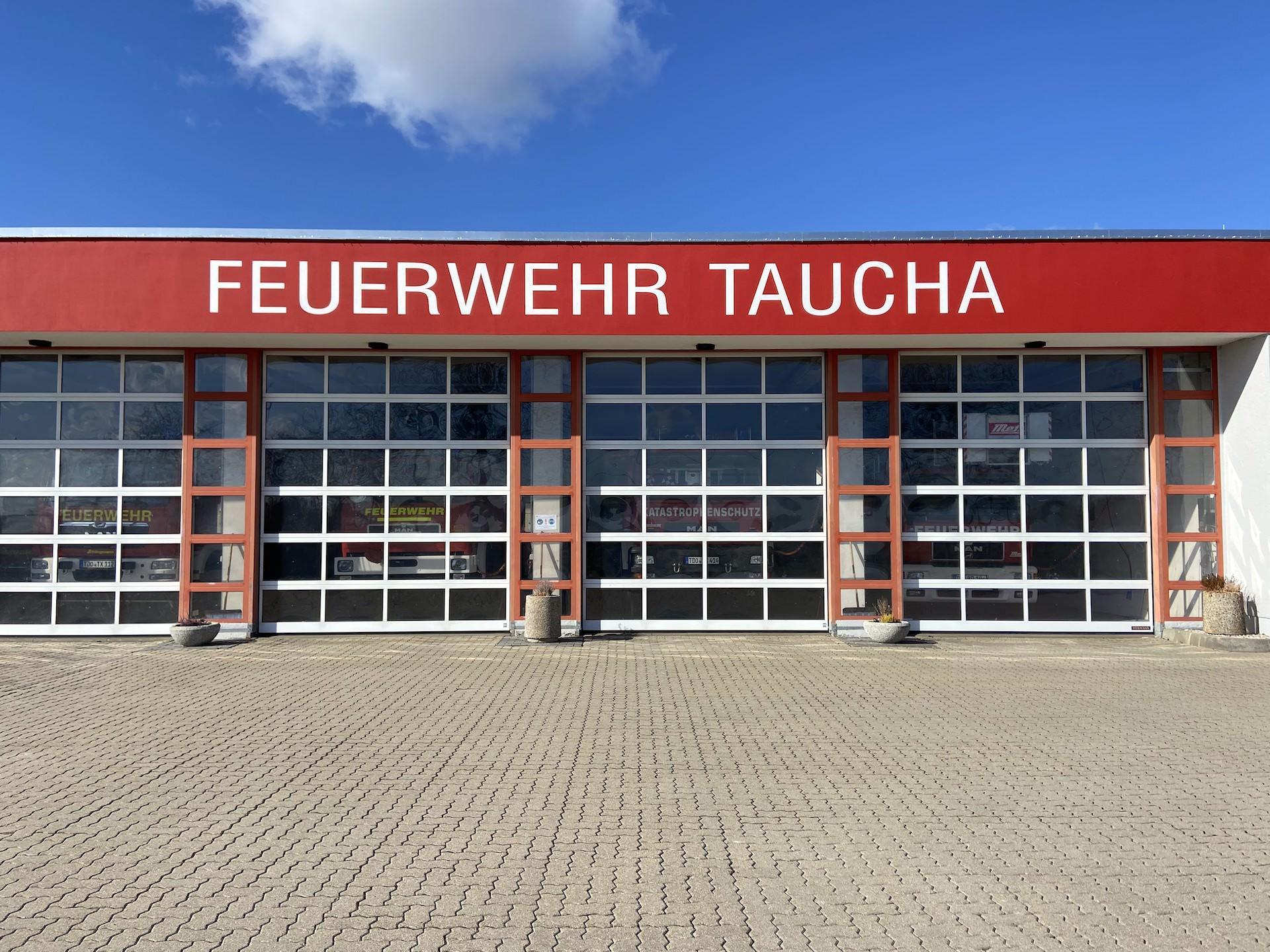 Das Gerätehaus der Freiwilligen Feuerwehr Taucha (Archivbild: Daniel Große)