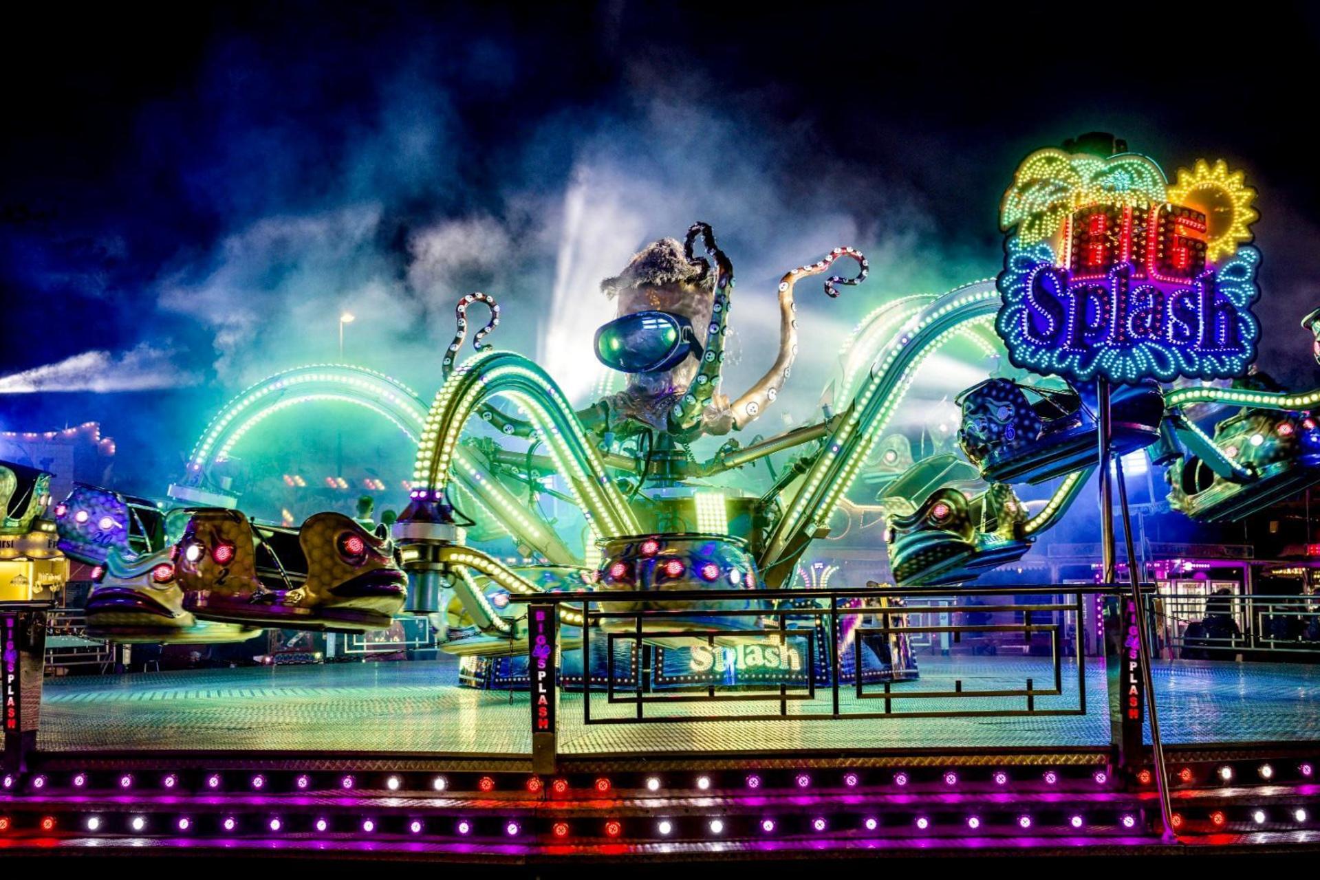 Das Fahrgeschäft „Big Splash” wird unter anderem zur Kirmes erwartet. (Foto: Thomas Bachmann)