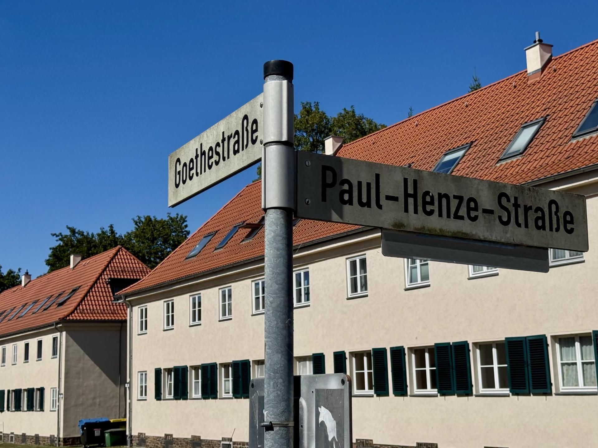 Die Goethe- und Paul-Henze-Straße sind seit heute gesperrt. (Foto: Daniel Große)