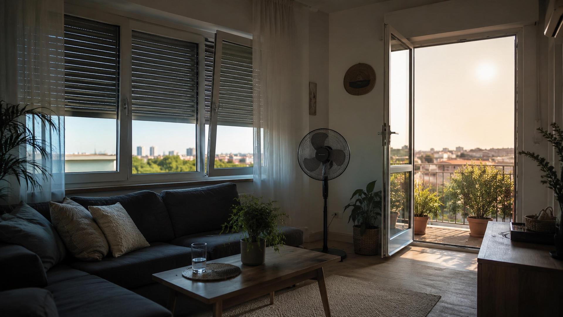 Tipps für eine kühle Wohnung (Foto: KI-generiert)