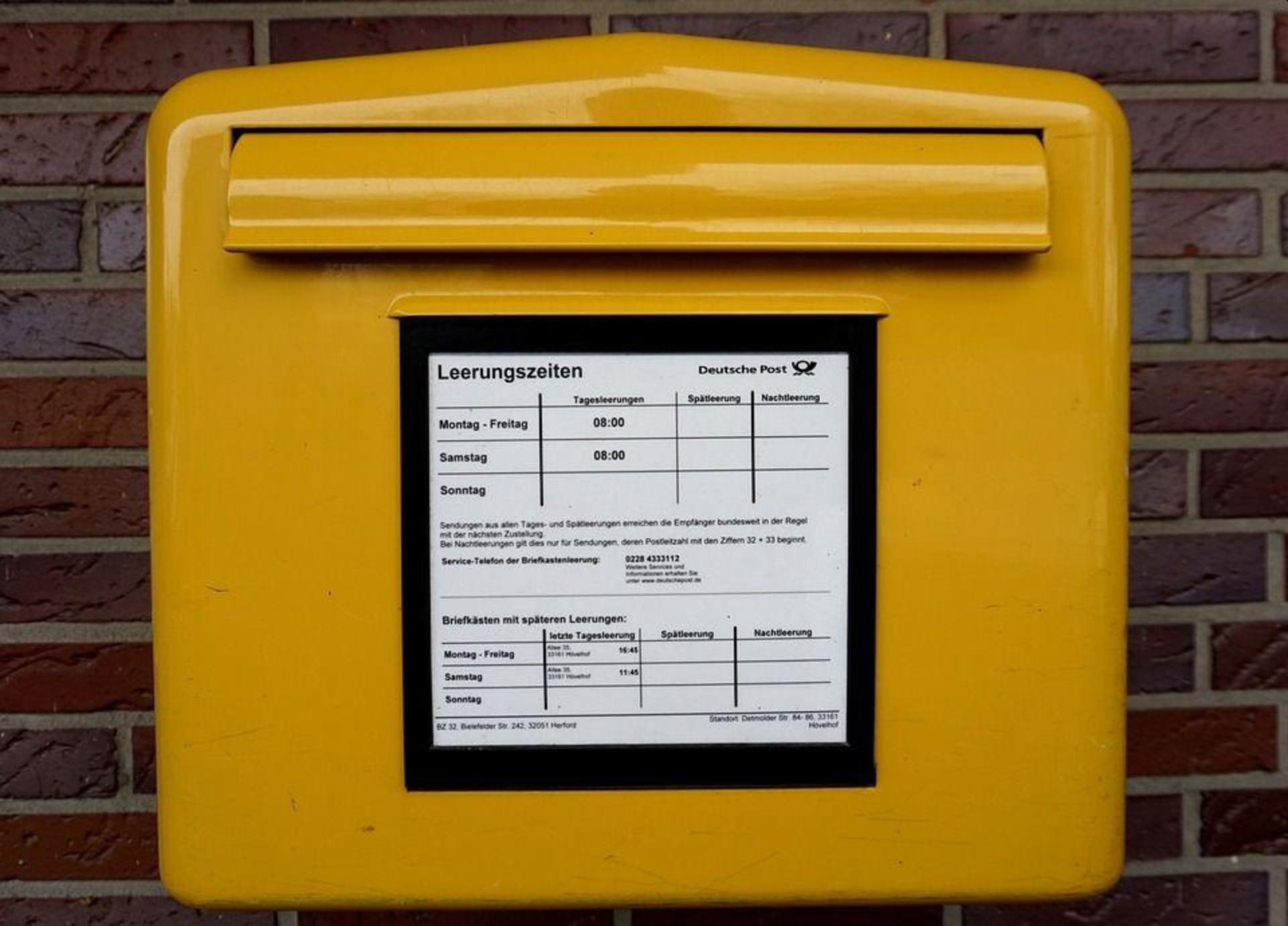 Briefkasten (Foto: Pixabay)