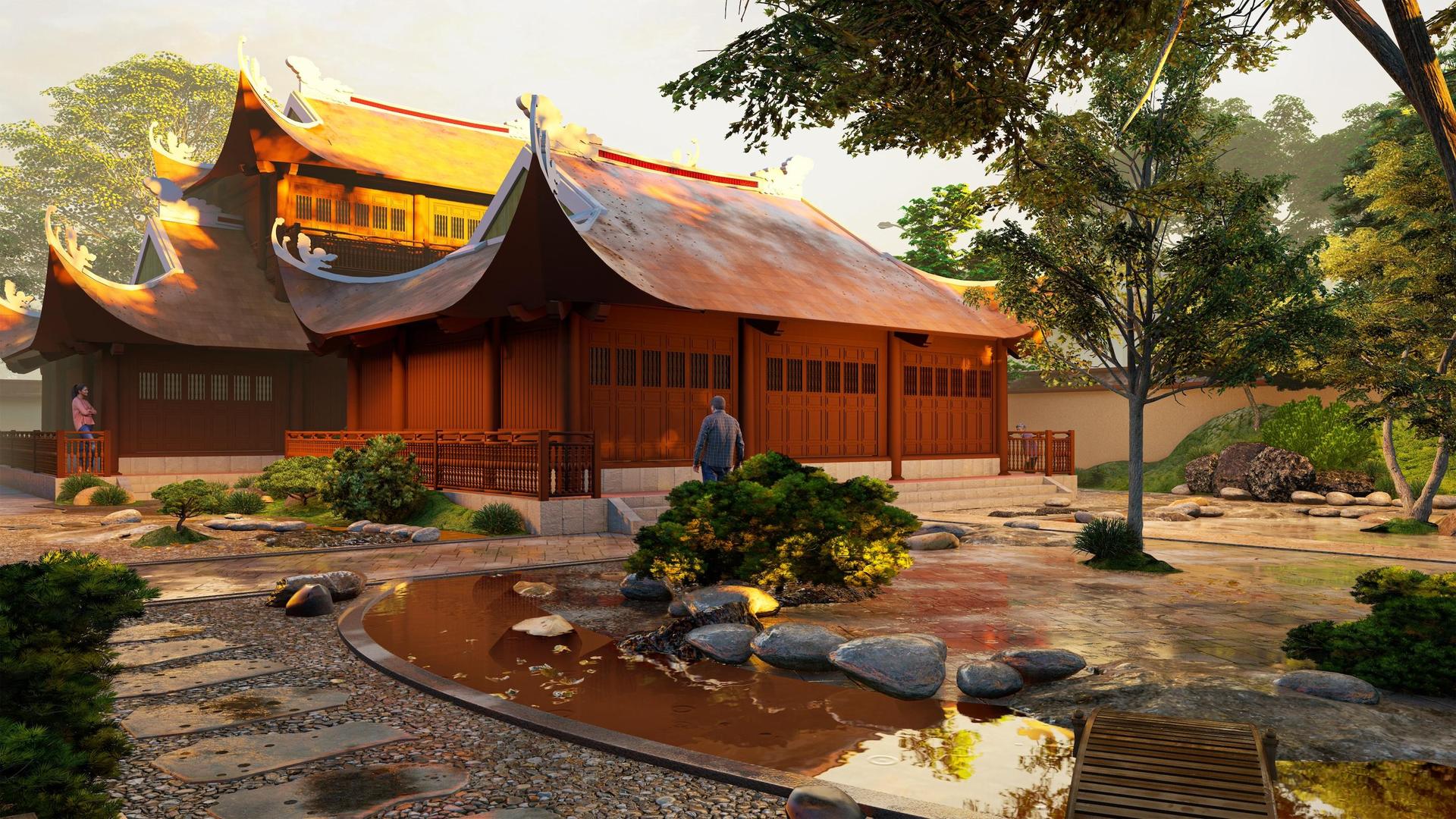 Der Tempel soll buddhistisches Zentrum werden, aber der Allgemeinheit offen stehen. (Foto: Marco Stelzel)