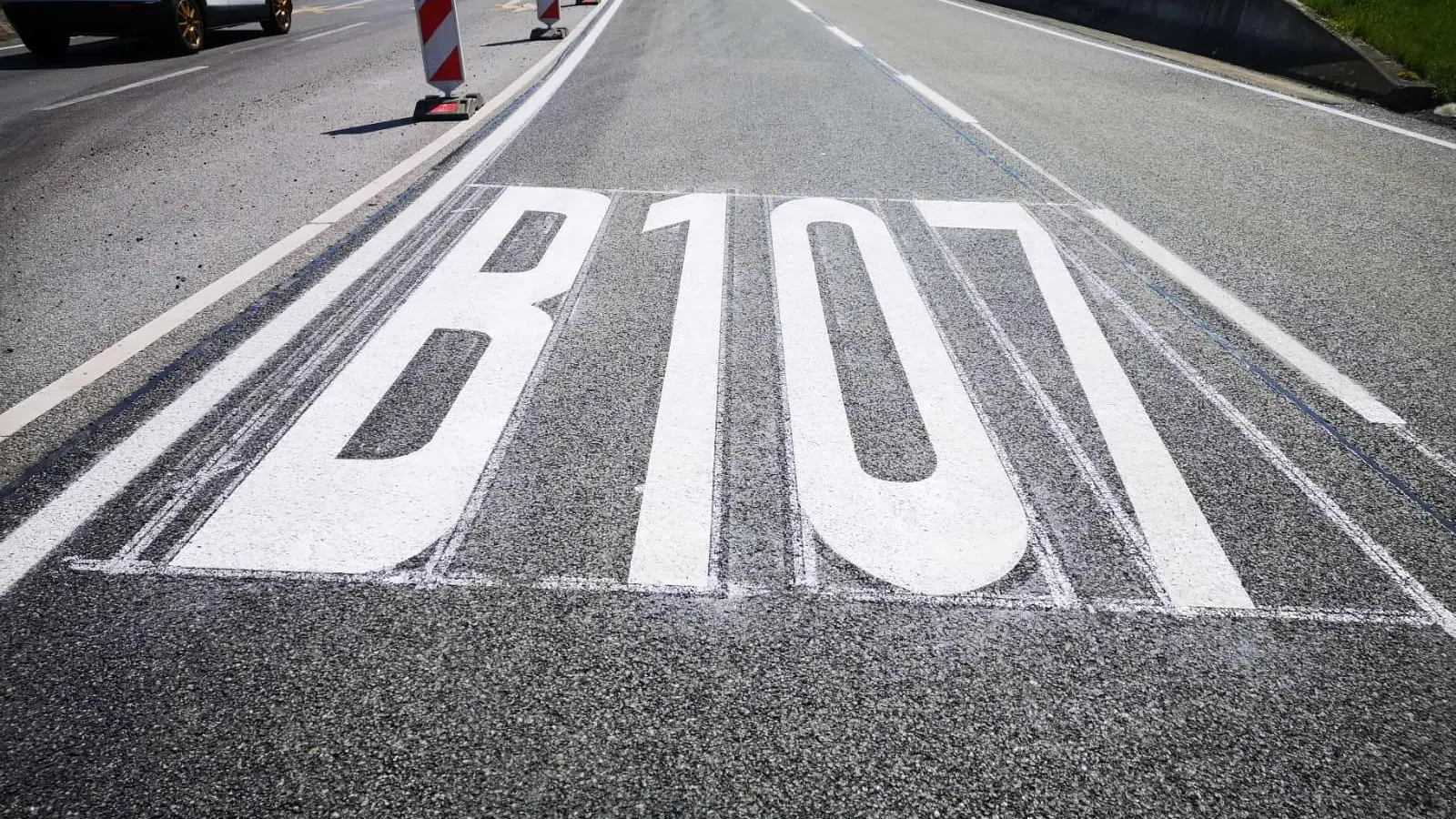 Umleitung auf B 107 ab Wedelwitz (Foto: nordsachsen24.de)