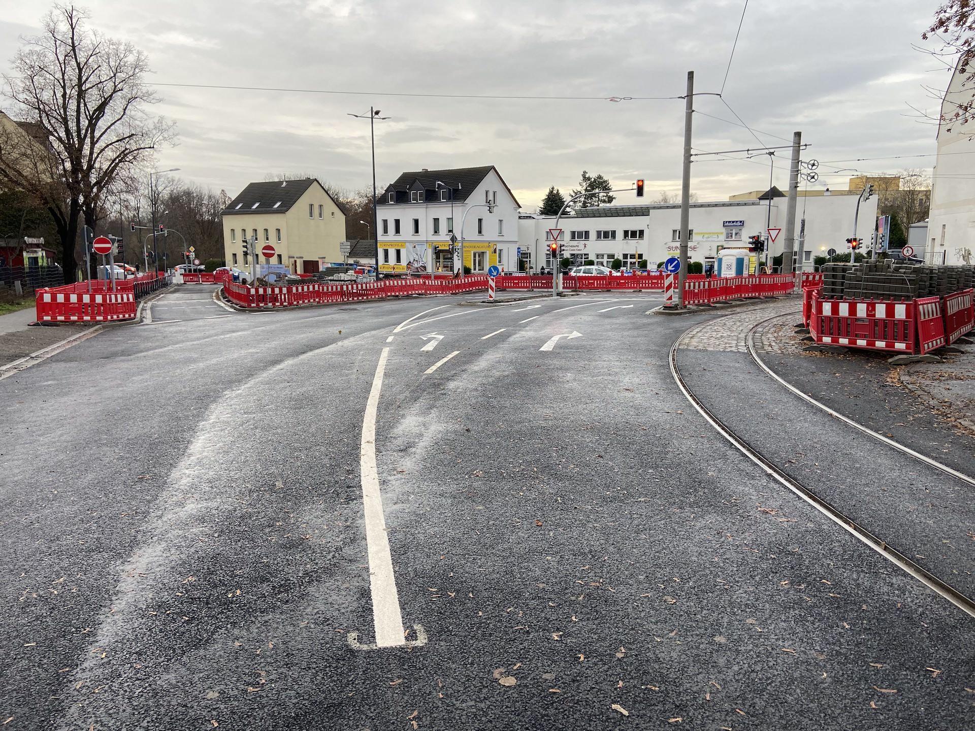 Portitzer Straße: Ab morgen rollt's wieder (Foto: taucha-kompakt.de)